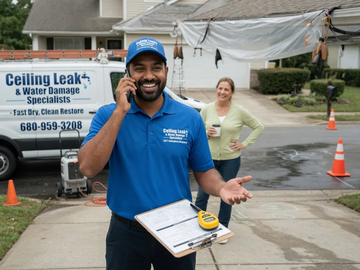Ceiling Leak Cleanup Sea Isle City, NJ FAQs